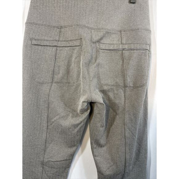 Athleta Womens M Delancey Taupie Brown Herringbone Leggings Classic EUC - Picture 5 of 11